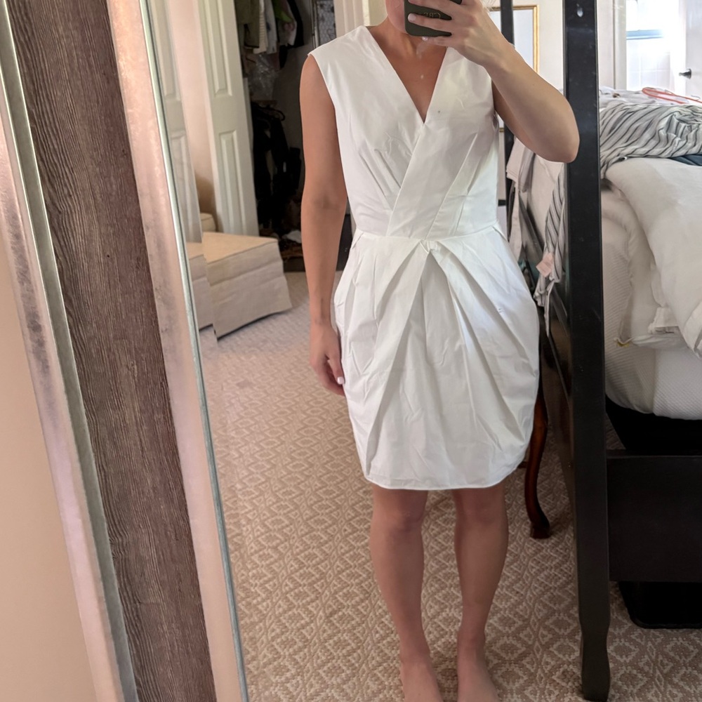 Amanda Uprichard White Mini Dress
